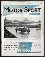 MOTOR SPORT Magazine JUN 1934