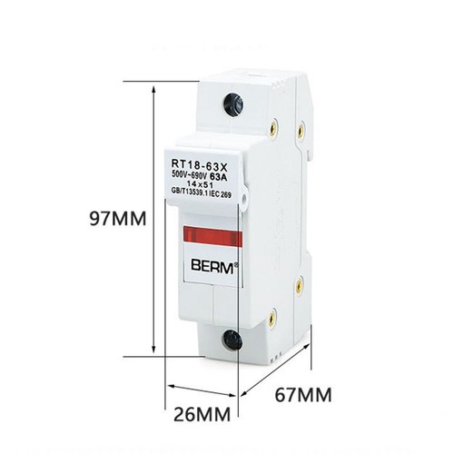 Sicherungshalter 63a 500v - sicherungshalter,