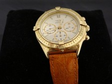 Breitling 750 Gold Chronograph Ref 80520 ca 36 mm Durchmesser