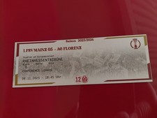 Fan Sammler Ticket UEFA Conf League 2025/26 1.FSV Mainz 05 AC Fiorentina Florenz