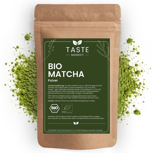 Bio matcha pulver - pulver, |