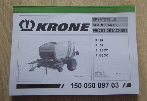 Krone rundballenpresse f125 - krone,