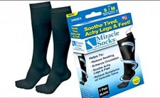 1 Paar Reisestrümpfe Kompressionsstrümpfe Stützstrümpfe Kniestrümpfe Unisex Neu