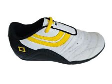 Kwon Kinder Hallen Schuhe Gr.34 + Gr.36 Kampfsport Taekwondo Weiß Gelb Schwarz 