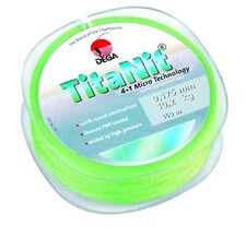 DEGA Titanit 4+1 - geflochtene Angelschnur - 0,11mm / 6,3kg - je 100 m
