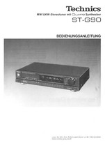 TECHNICS ST G90 - TUNER - USER