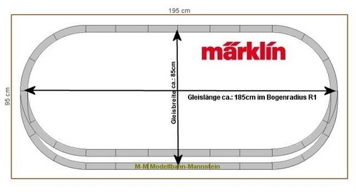 Märklin gleis set - h0, c-gleis