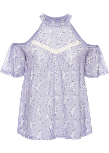Shirt mit cut - cut-outs, 36/38