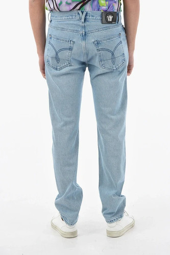 Versace denim jeans blau mit - blau,