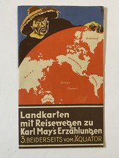 Karl May Landkarte Reisewegen