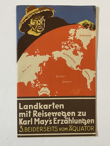 Karl may landkarte - landkarte, reisewegen