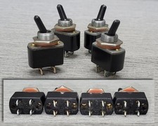 4 DDR Kippschalter RFT Bakelit