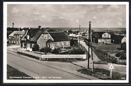 Kampen sylt blick auf den - a., sylt,