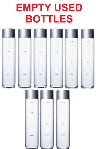 Voss glasflaschen gebraucht - 9x,