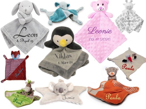 Baby kuscheltuch auswahl - baby, mit