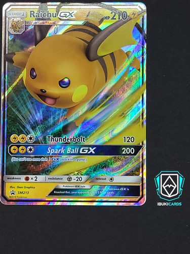 Raichu black star - gx,