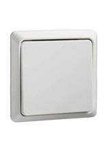 ELSO 506304 42V/1A AP flach RENOVIERUNG reinweiss Taster