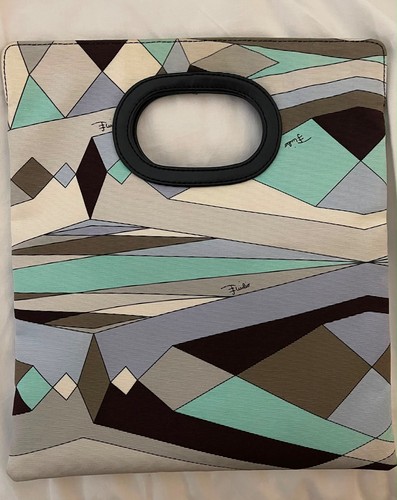 Emilio pucci clutch - clutch, canvas