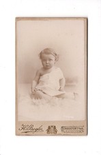 CDV Foto Kleinkind / Baby /