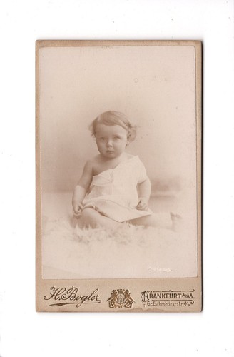 Cdv foto kleinkind baby - /,