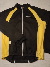 Rennradjacke Gr. XL, WindTex Bicycle Fahrradjacke Radsport Jacke Gelb Schwarz