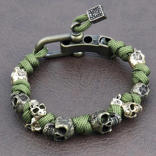 Herren armband olivgrün - herren,