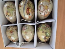 6 Eier Ostereier Motiveier Alr Sammier Hängedekoration