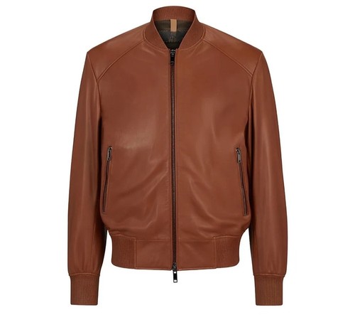 Herren leder bomberjacke - herren,
