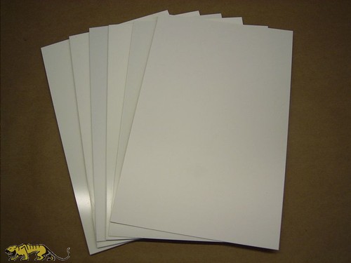 Polystyrolplatte mm weiss - 1,0,