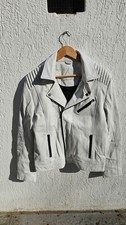 Lederjacke weiß edgy - edgy, xl