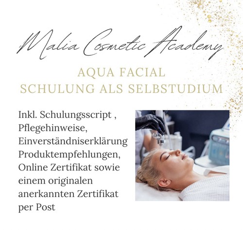 Aqua facial schulung - aqua,