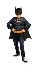 Rubie's Offiziell DC Batman Kinder Kostüm 7-8 Jahre Karneval Halloween Fasching