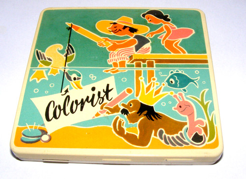 1960 buntstifte blech ovp - blech,