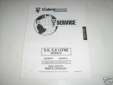 OMC Cobra 5.0 - 5.8 Liter Stern Drives Parts Catalog 95