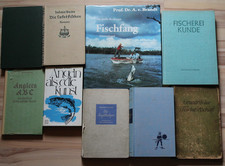 Konvolut 9 Bücher ANGELN