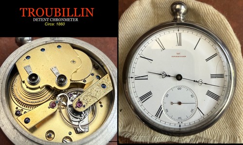 Troubillion detent chronometer - troubillion,