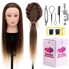 Braun übungskopf friseurkopf - braun,