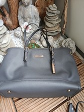 Damen Tommy Hilfiger Tasche Handtasche Shopper Schultertasche grau