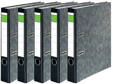 5 DIN A4 Ordner Wolkenmarmor