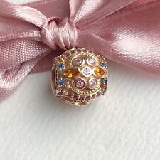 Original Original Original Pandora 14kt Gelbgold Charm Farbe Fresko 756225PCZMX