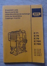 Hatz motoren e71 - +, +