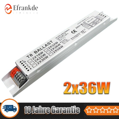 220 240v 2x36w - ac, voltage