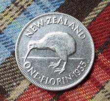 1935 New Zealand Silver Florin