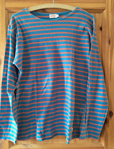 Petrol oranges langarmshirt - oranges,
