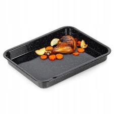 Rechteckige Emaille Bratreine