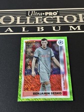 2023 Topps UCL Merlin Chrome Soccer /350 Card Benjamin Sesko Red Bull Salzburg