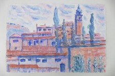 Wilhelm Klußmann Aquarell 1992 sig.  34x48cm N-1220