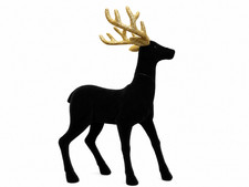 Moderne Hirsch Figur schwarz