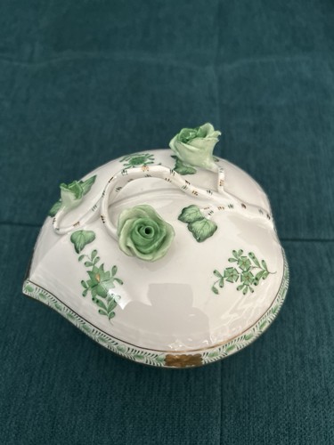Herend apponyi grün herzdose - herend,