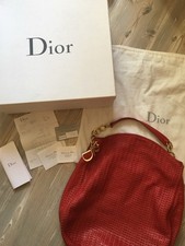 Lady Dior Soft Hobo Woven rot